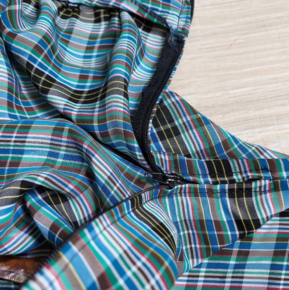 Tomboy plaid mesh skirt - Picture 4 of 8